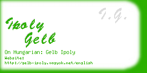 ipoly gelb business card